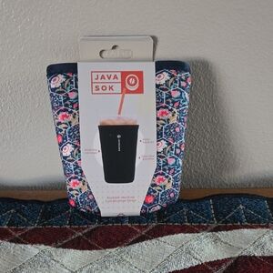 Insulated Coffee Sleeve - Floral Design